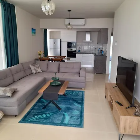 Wonderful 2 1 For Rent In Iskele, North Cyprus With Beautiful Sea And Mountains Views
